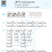 [赘婿主题曲]许嵩《放飞》吉他弹唱谱 白熊音乐
