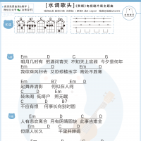 [赘婿片尾曲]郑云龙《水调歌头》尤克里里弹唱谱 白熊音乐