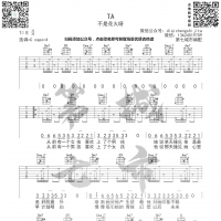 TA 不是花火呀 吉他谱