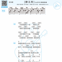 弦子《醉江月》吉他谱及歌词 白熊音乐