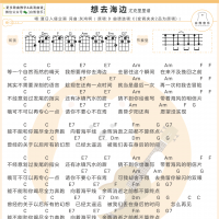夏日入侵企画《想去海边》尤克里里弹唱谱 白熊音乐