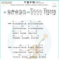 [司藤插曲]棉子《下落不明》尤克里里弹唱谱 白熊音乐