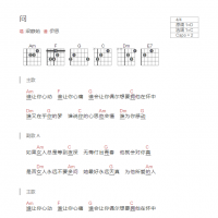 问吉他谱和弦版 梁静茹