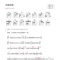 说散就散吉他谱和弦版 JC