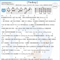 G-DRAGON《Today》尤克里里弹唱谱 白熊音乐