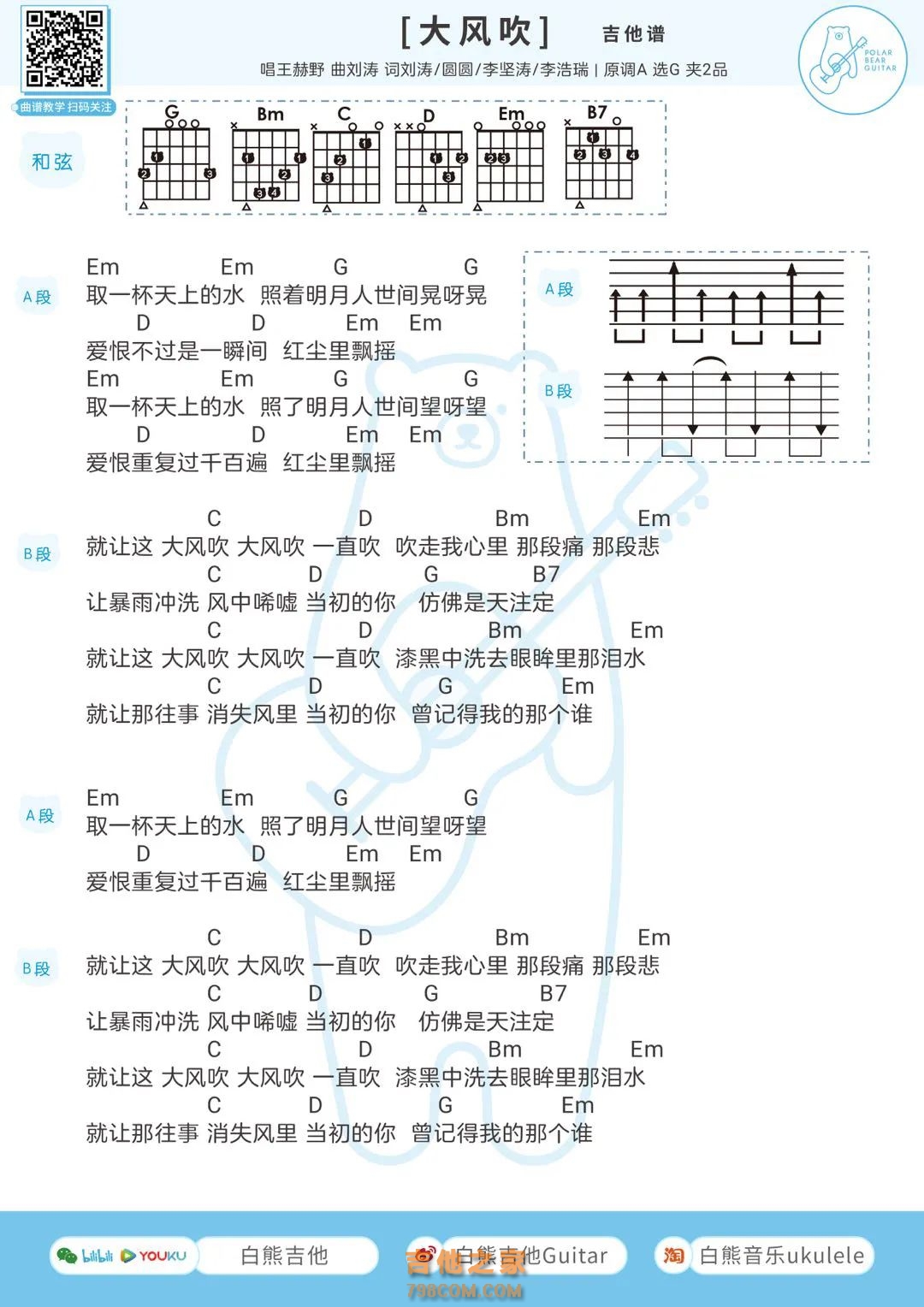 说完吉他谱_刘惜君_G调弹唱69%专辑版 - 吉他世界