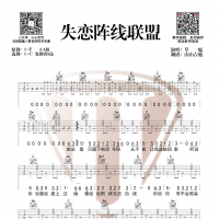 草蜢《失恋阵线联盟》吉他谱 山山吉他