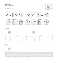 回到过去 吉他谱和弦版 周杰伦
