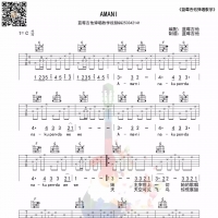 Beyond《Amani》吉他弹唱谱及教学视频[30]蓝莓吉他