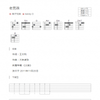 老男孩吉他谱C调和弦版 筷子兄弟