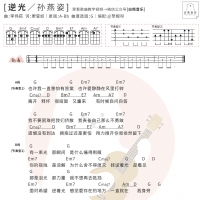 孙燕姿《逆光》尤克里里弹唱谱及教学视频 白熊音乐