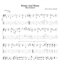《Windy and Warm》指弹单曲谱  李森茂Sam