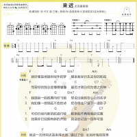 戴羽彤《来迟》尤克里里弹唱谱 白熊音乐