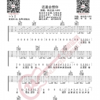 林达浪 h3R3 《还是会想你》吉他谱 无限延音编配