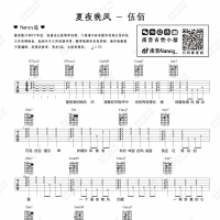 伍佰《夏夜晚风》吉他弹唱教学教程 南音吉他小屋