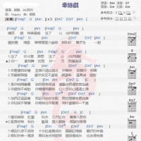 银临/Aki阿杰 《牵丝戏》吉他谱分享