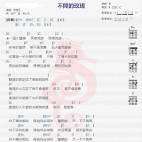 范逸臣《不开的玫瑰》吉他谱分享