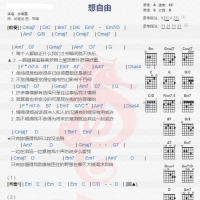 林宥嘉《想自由》吉他谱分享