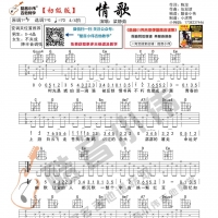 梁静茹《情歌》吉他弹唱教学 酷音小伟
