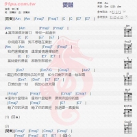 李心洁《爱错》吉他谱分享