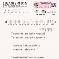 林俊杰《美人鱼》尤克里里弹唱+教学 喵了个艺