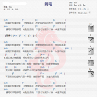 芭比《触电》吉他谱