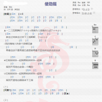 芭比《使劲摇》吉他谱