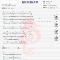 创造101精选《我就是这种女孩》吉他谱