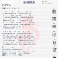 凤凰传奇《最炫民族风》吉他谱分享