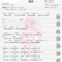 周杰伦《晴天》吉他谱分享