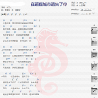 告五人《在这座城市遗失了你 》吉他谱分享