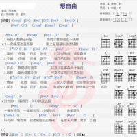 林宥嘉《 想自由》吉他谱分享