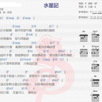 郭顶《水星记》吉他谱分享
