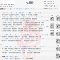 周杰伦《七里香》吉他谱分享