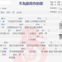 林俊杰《不为谁而作的歌》吉他谱分享