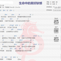 王心凌《生命中的美好缺憾》吉他谱分享