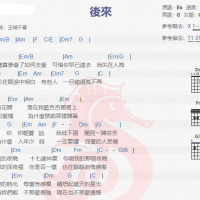 刘若英《后来》吉他谱分享
