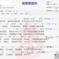 刘若英《很爱很爱你》吉他谱分享