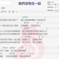 刘若英《我们没有在一起》吉他谱分享