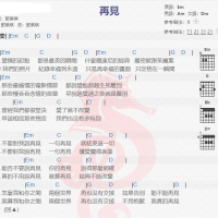 邓紫棋《再见》吉他谱分享