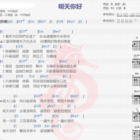 牛奶咖啡 《明天你好》吉他谱分享