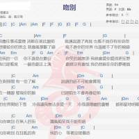 张学友《吻别》吉他谱分享