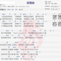 by2《没理由》吉他谱分享