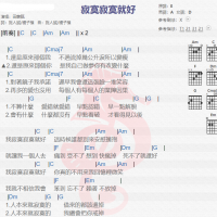 田馥甄《寂寞寂寞就好》吉他谱分享