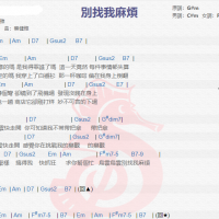 蔡健雅《别找我麻烦》吉他谱分享