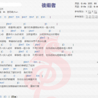 任然《后继者》吉他谱分享