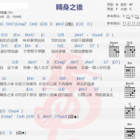 毕书尽《转身之后》吉他谱分享