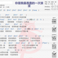 房东的猫《你是我最愚蠢的一次浪漫》吉他谱分享