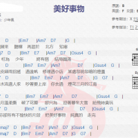 房东的猫《美好事物》吉他谱分享