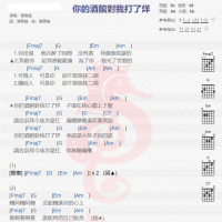 陈雪凝《你的酒馆对我打了烊》吉他谱分享